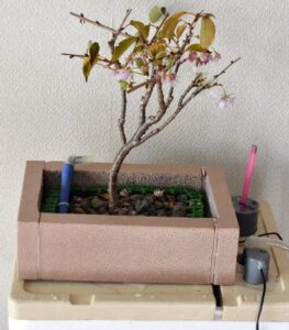 デコレーションの途中